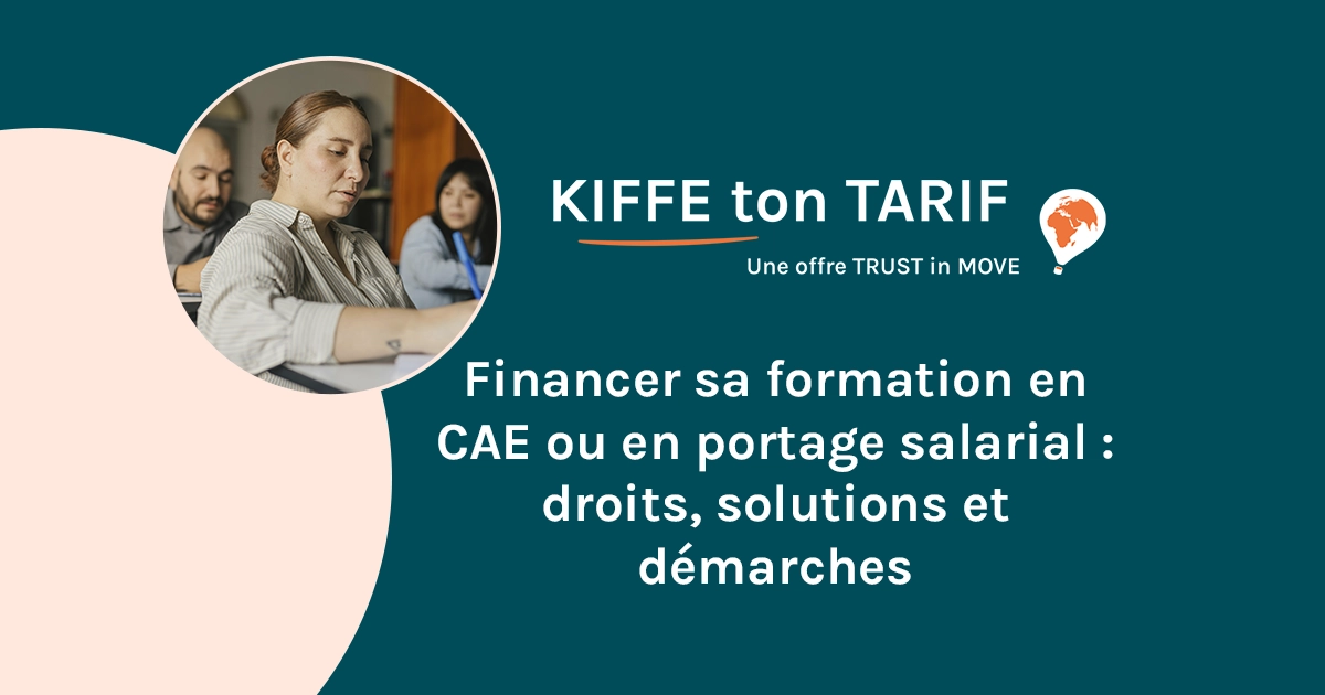 Vignette de présentation de l'article reprenant le titre et l'image en haut de page avec 3 personnes en formation